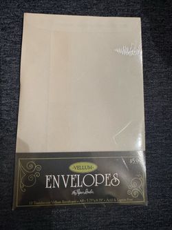 The Paper Studio Vellum Envelopes (10)