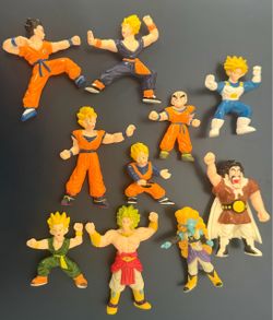 Vintage DBZ Dragon Ball Z Mini Figure Lot Of 10 BS/STA 1989