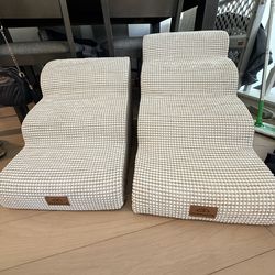 Pet ramps beige and white