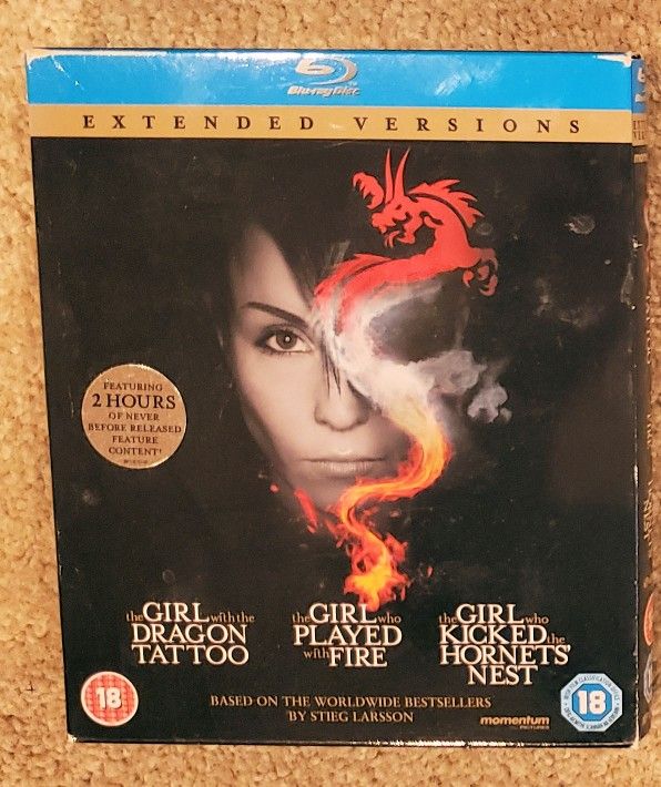 Girl with Dragon Tattoo [BluRay, Trilogy, Extended Versions]

