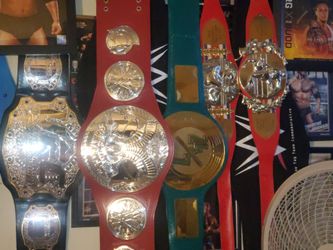 WRESTLEMANIA WWE WRESTLING CHAMPIONSHIP TITLE BELTS!only 180 each!betta hurry!