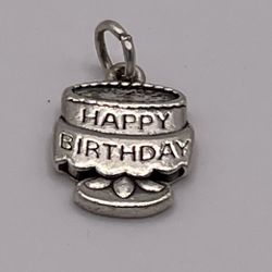 James Avery Sterling Silver Birthday Charm