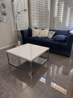 SAFAVIEH Malone Chrome High Gloss Coffee