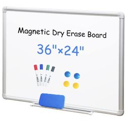 Please read full description: DEVELOP Magnetic Dry Erase White Board 24x36 Inch