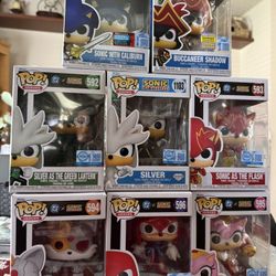 Funko Pop Games 8 Sonic Exclusives