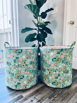 Basket for toys ( H- 19” x W - 18” ).   Perfect condition.   $20 -each.  Available 2 pcs.