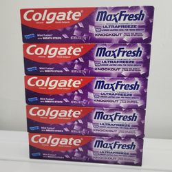 $10 for all. Colgate Maxfresh Toothpaste 6.3 oz.