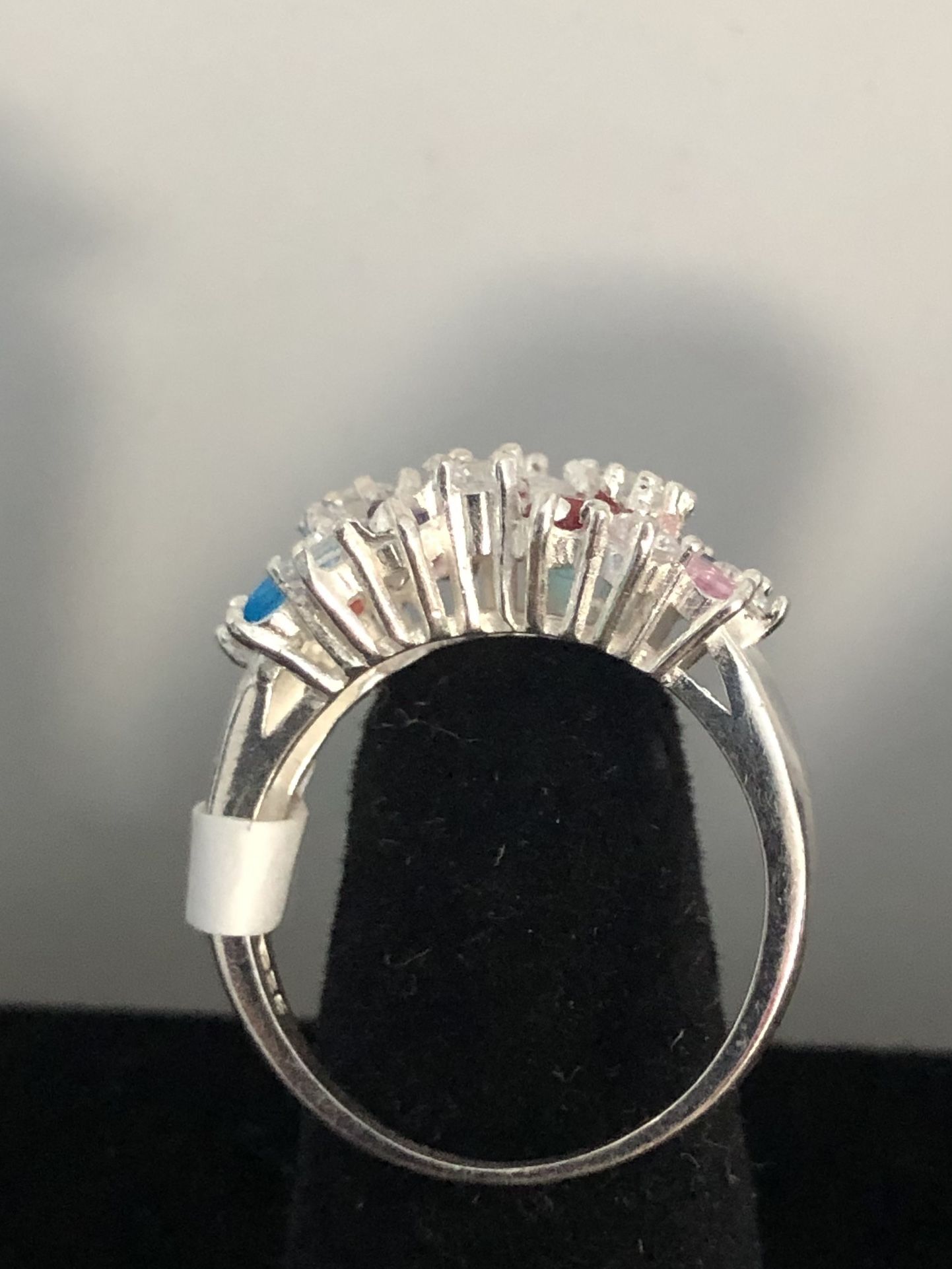 silver ring 9.25 number 8