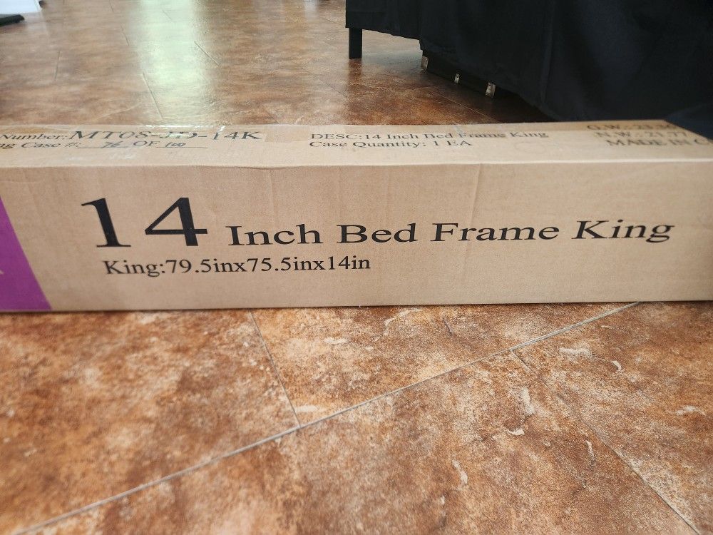 14 Inch Bed Frame - King