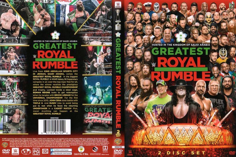 Wwe Greatest Royal Rumble 2018 With Kickoff W/dvd Case