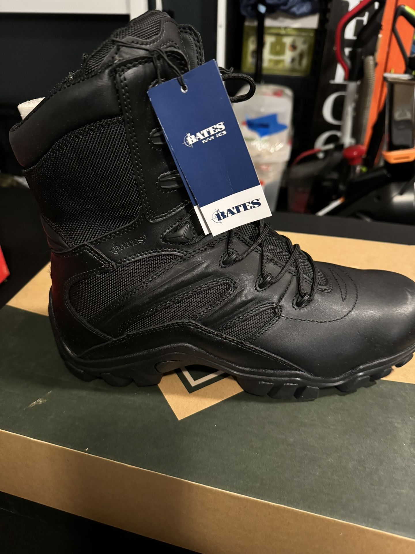 Bates Black Boots