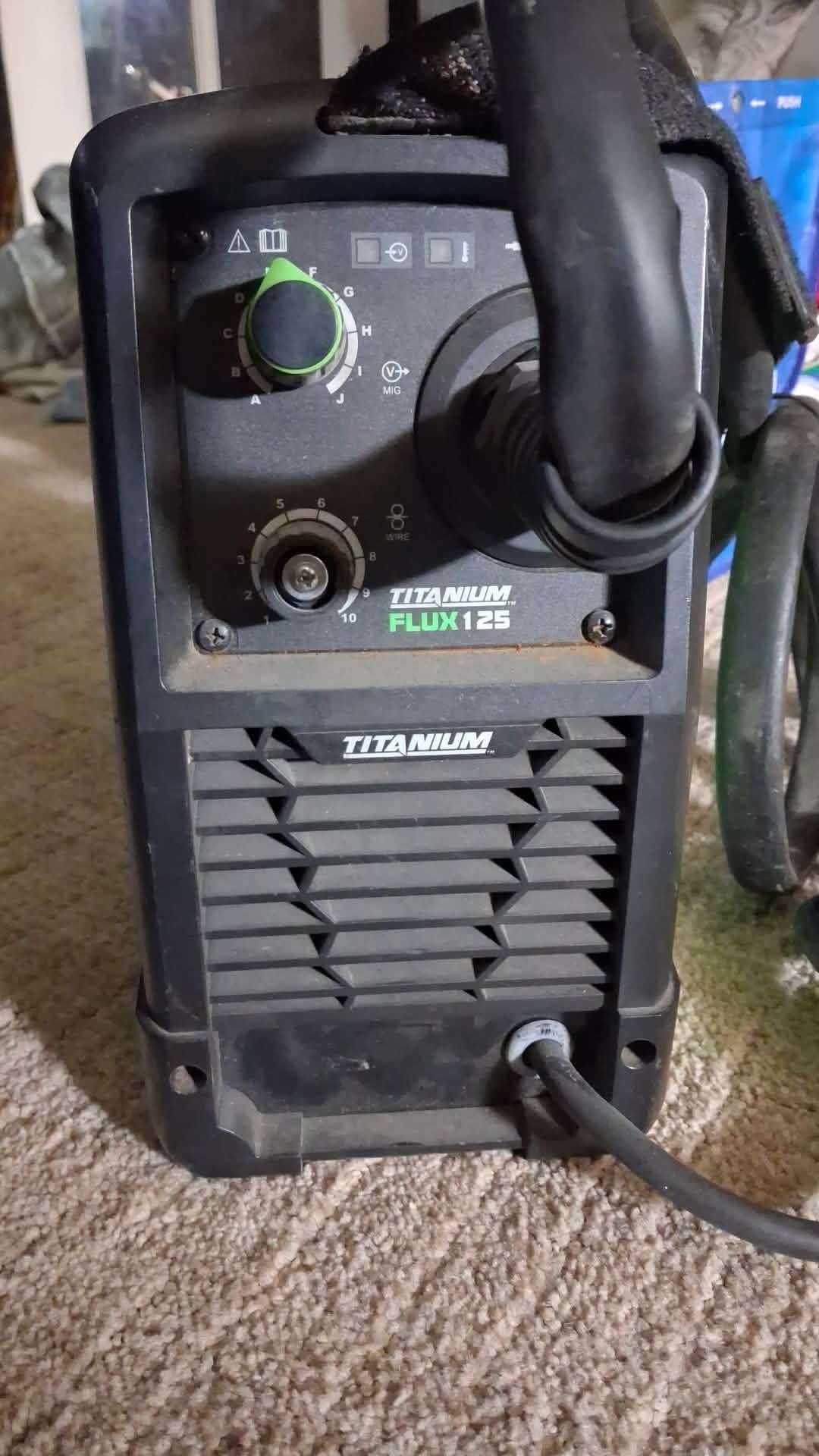 Titanium welder