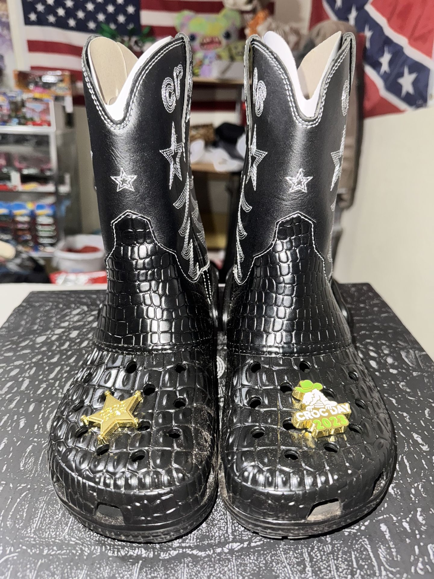 Classic Crocs Cowboy Boots