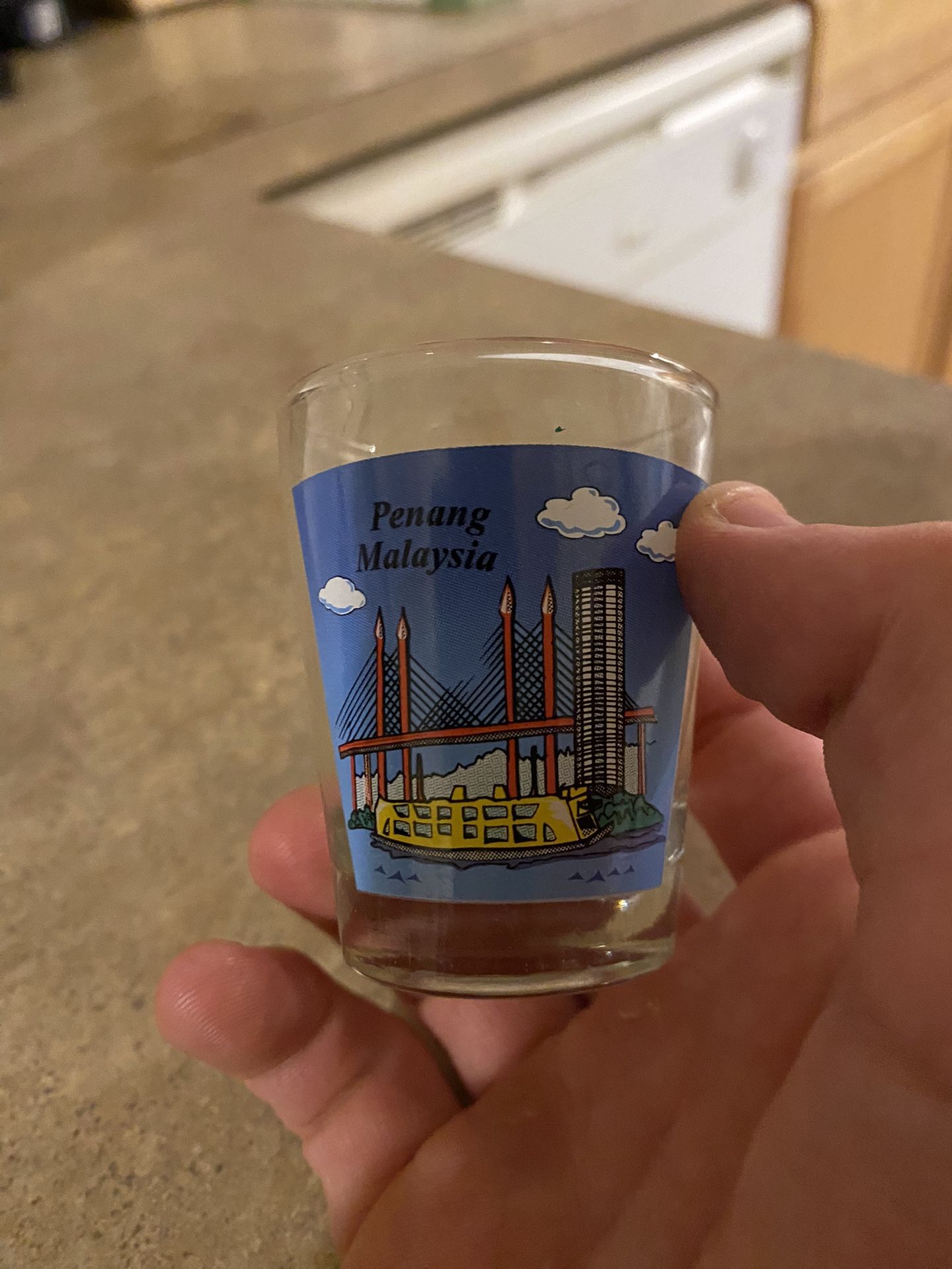 Penang Malaysia Clear Shot-Glass
