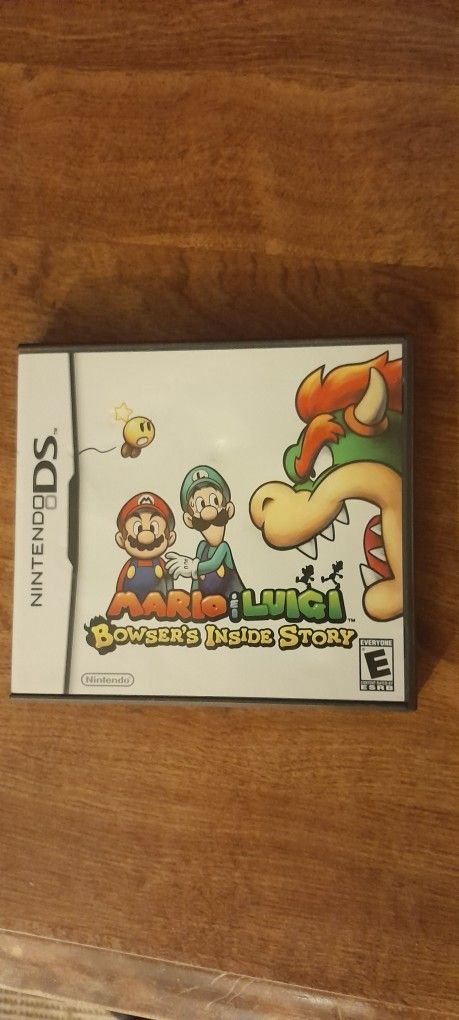 Mario And Luigi Bowser's Inside Story Nintendo DS First Edition