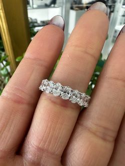 14k LAB Diamond Infinity Band
