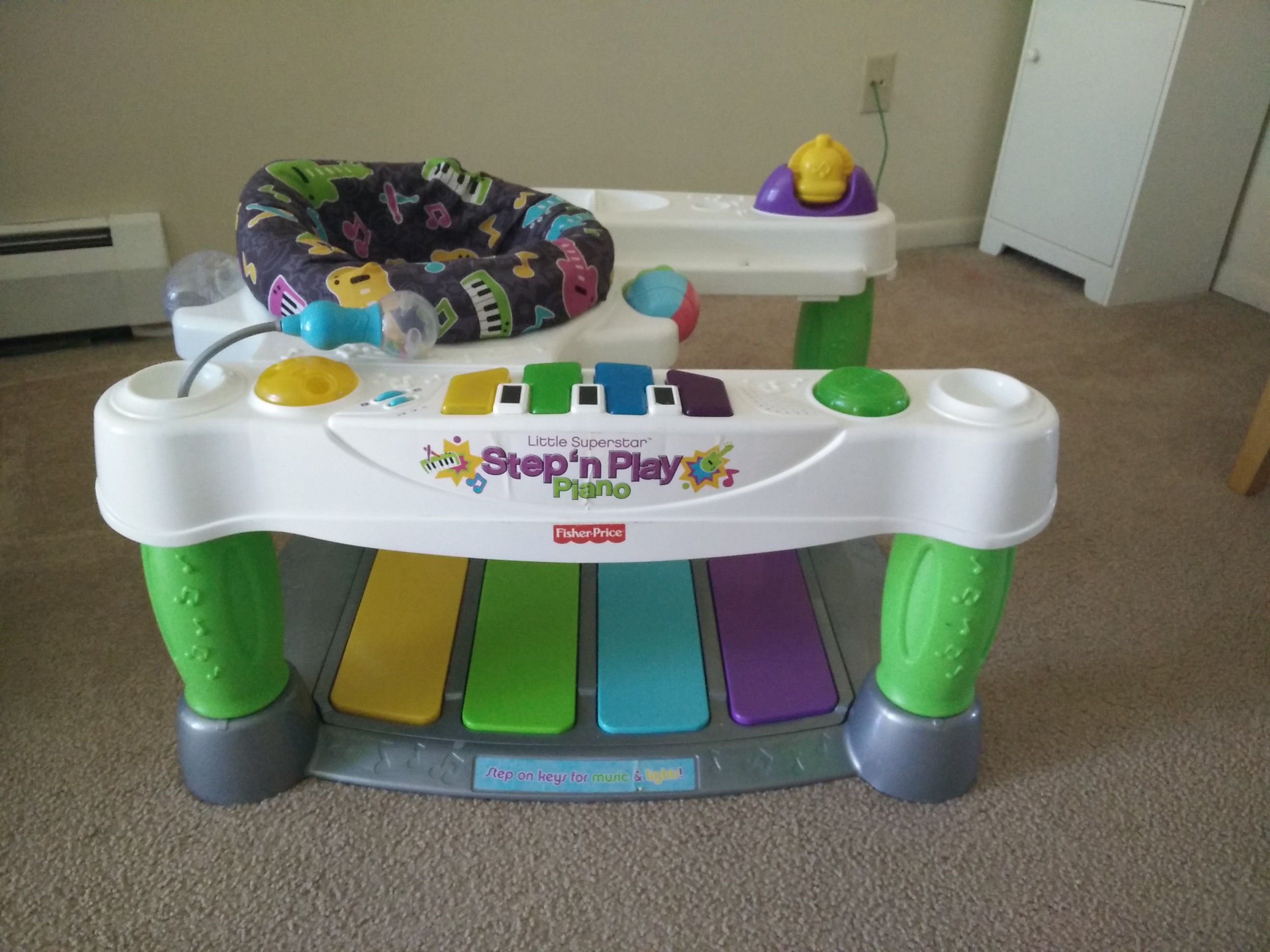 Fisher Price Little Superstar Step n Play Piano