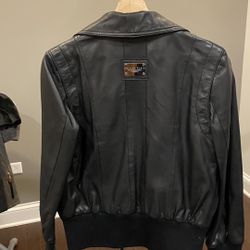 Philip Plein Leather Jacket