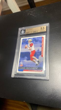 2000 Paramount Tom Brady Rookie Bgs 9.5 Gem Mint