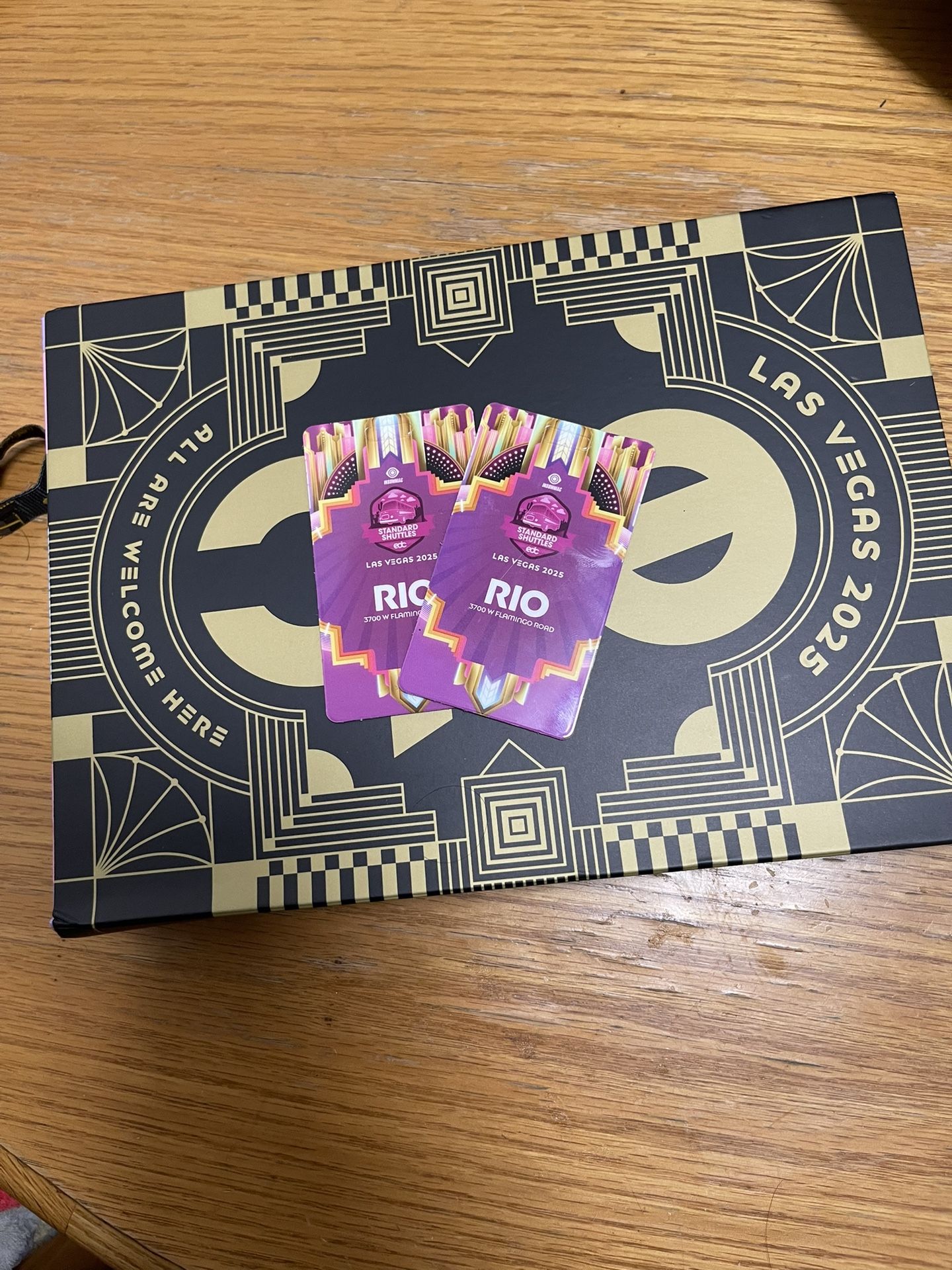 2 Shuttle Passes For EDC Rio Hotel
