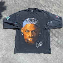 Vintage Dennis Rodman Long Sleeve Size Small
