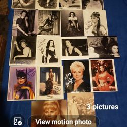 Signed Photos Of CELEBRITYS