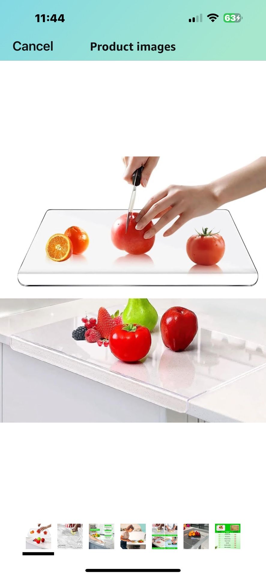 Acrylic Cutting board