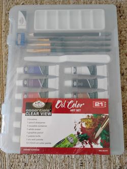 Royal Lang nickel 21 Piece Oil Paint Set