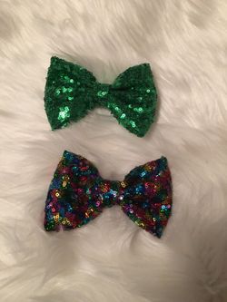 Girls alligator clip bows