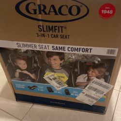 brand new graco 3 in 1 slimfit car seat