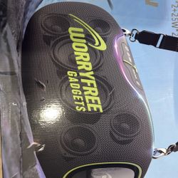 WorryFree Gadgets WA80 350W Portable Bluetooth Speaker w/ Wireless Mic – New/Open Box