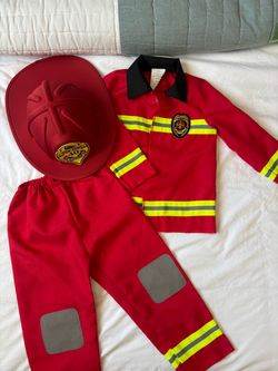 Kids Firefighter Halloween Costume Set