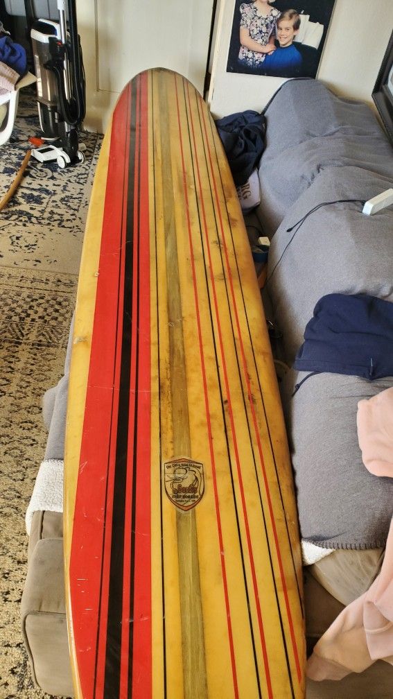 Vintage Longboard SurfBoard