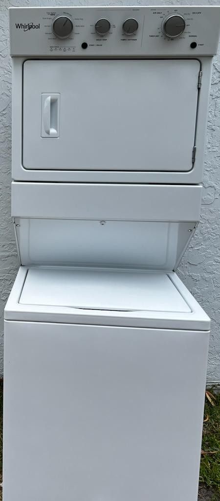 Whirlpool Stackable Washer & Dryer 27"Wide 