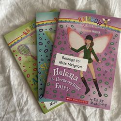 RAINBOW MAGIC, The Sports Fairies, Lot Of 3 By Daisy Meadows In Good Conditions