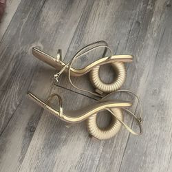 Gold Size 6 Heels