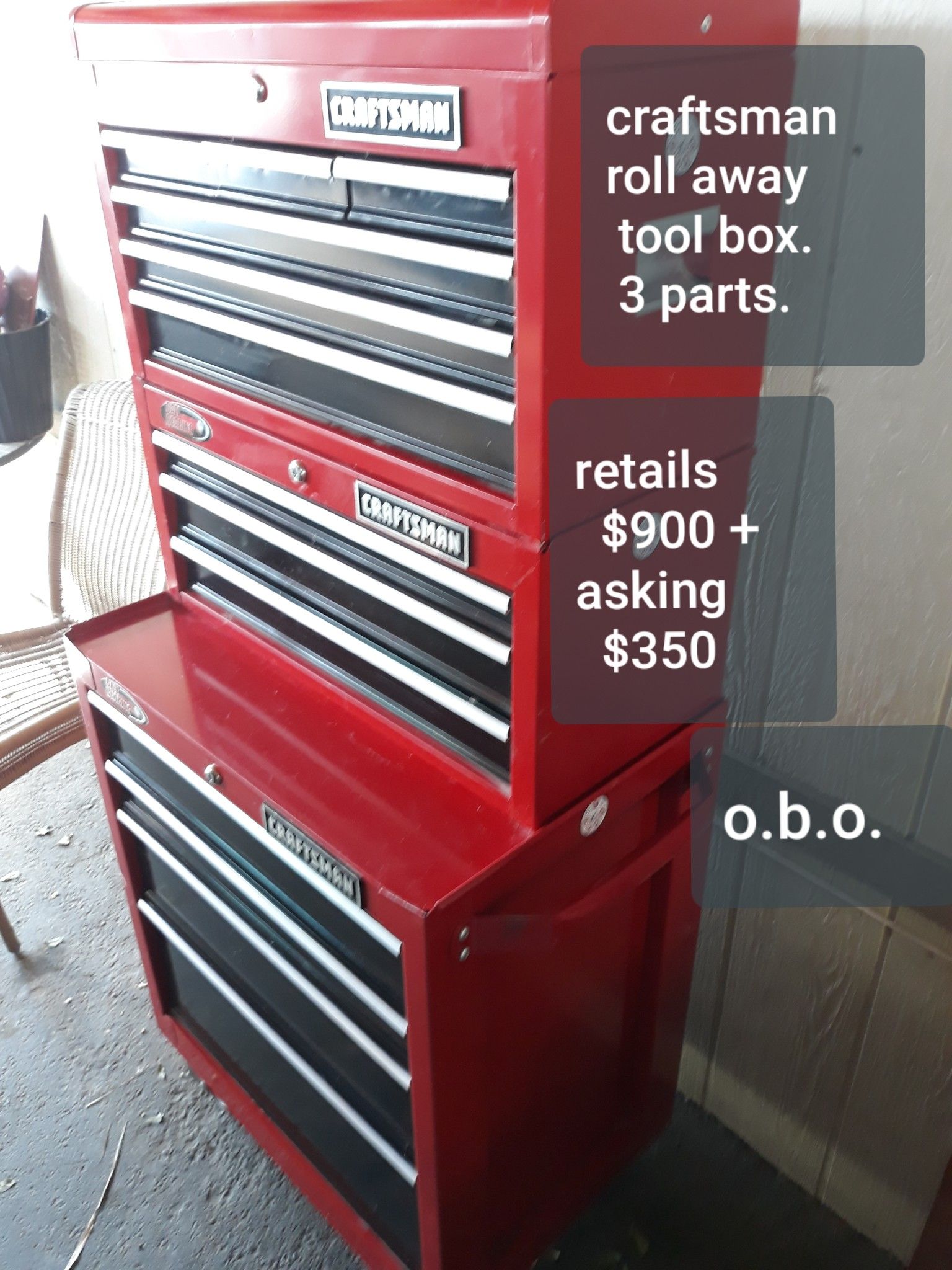 Craftsman Roll Away Tool Box