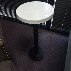 Accent White Side Table