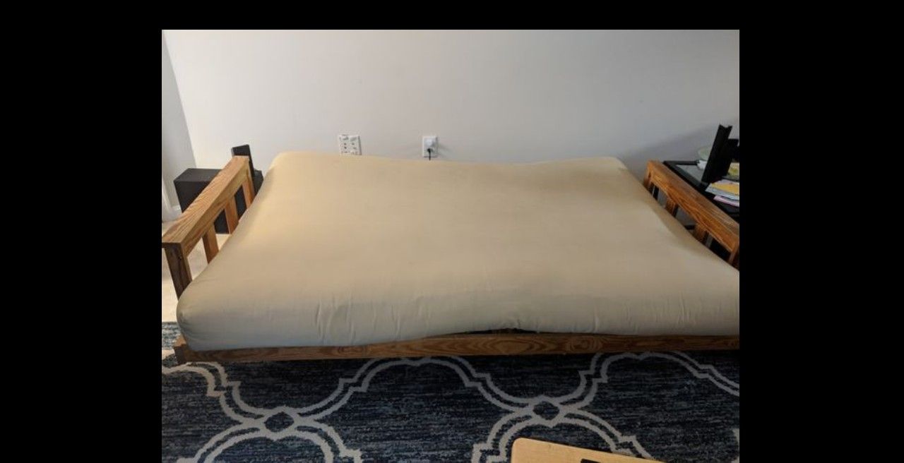 FREE Futon - Nice, Wooden Sleeper Sofa / Couch