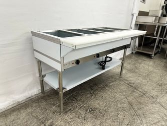NSF 4 plate warmer and dry steam table 110v NH-4-120