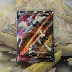 Pokemon Lycanroc V Full Art 