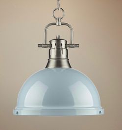 1-Light  Single Dome Modern Pendant - New