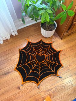 Halloween tufted rug