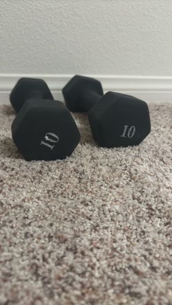 Set of 10 pound weights