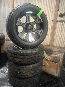 ((8X170)) 20" RIMS ON BRIGESTINE TIRES