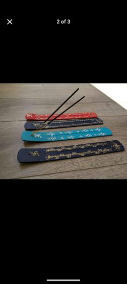 Handcrafted Wooden Incense Holder 