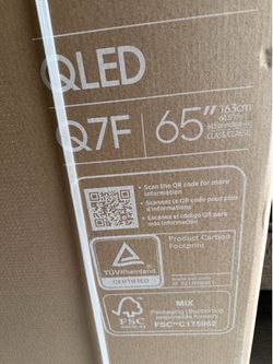 new Samsung QLED Q7F 65” 4K TV
