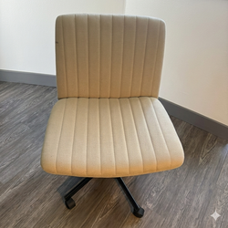 TikTok Viral Joyfinity Criss-Cross Chair with Wheels – Extra Wide & Armless