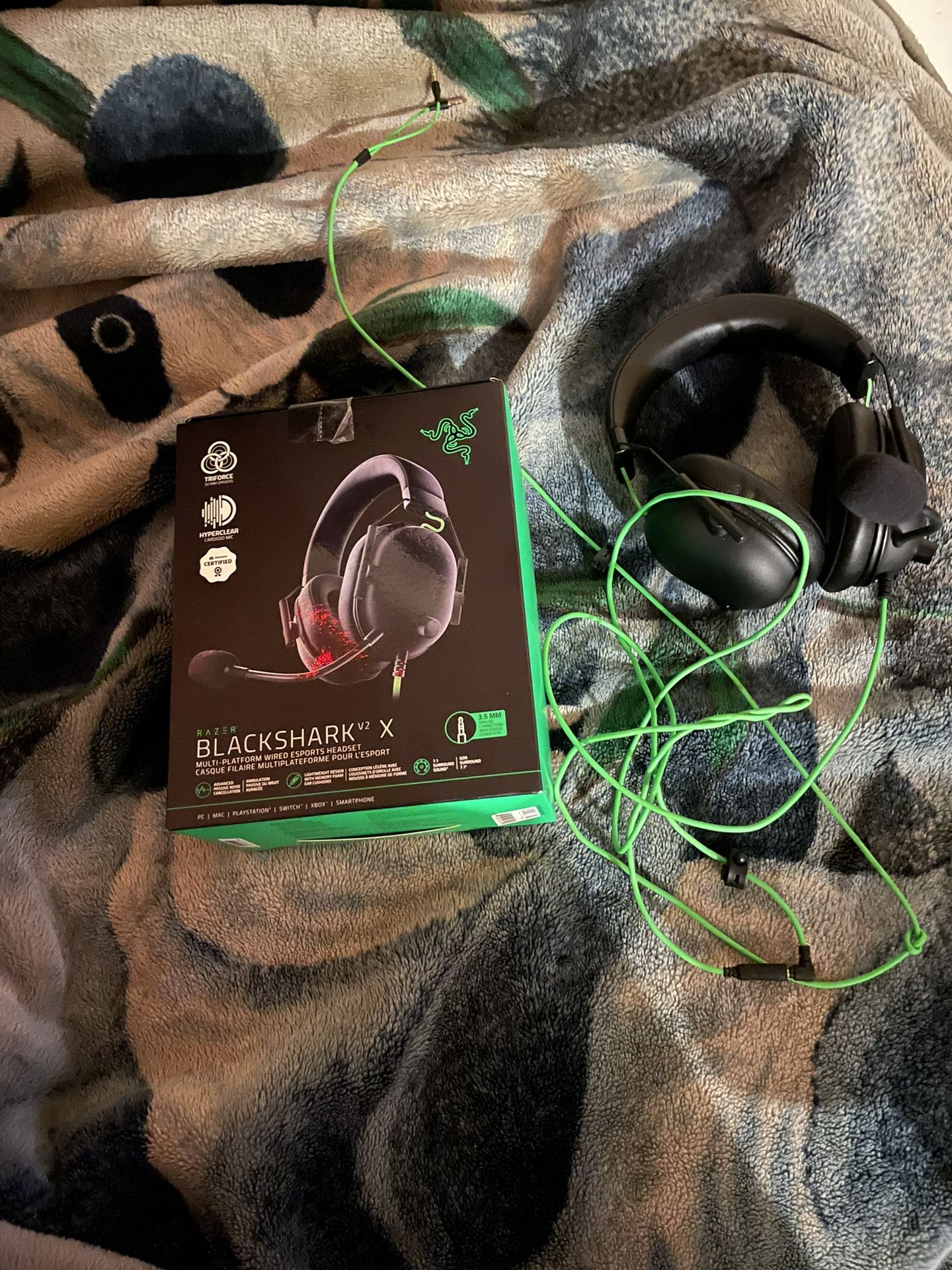 Razer Black shark V2 X Open Box