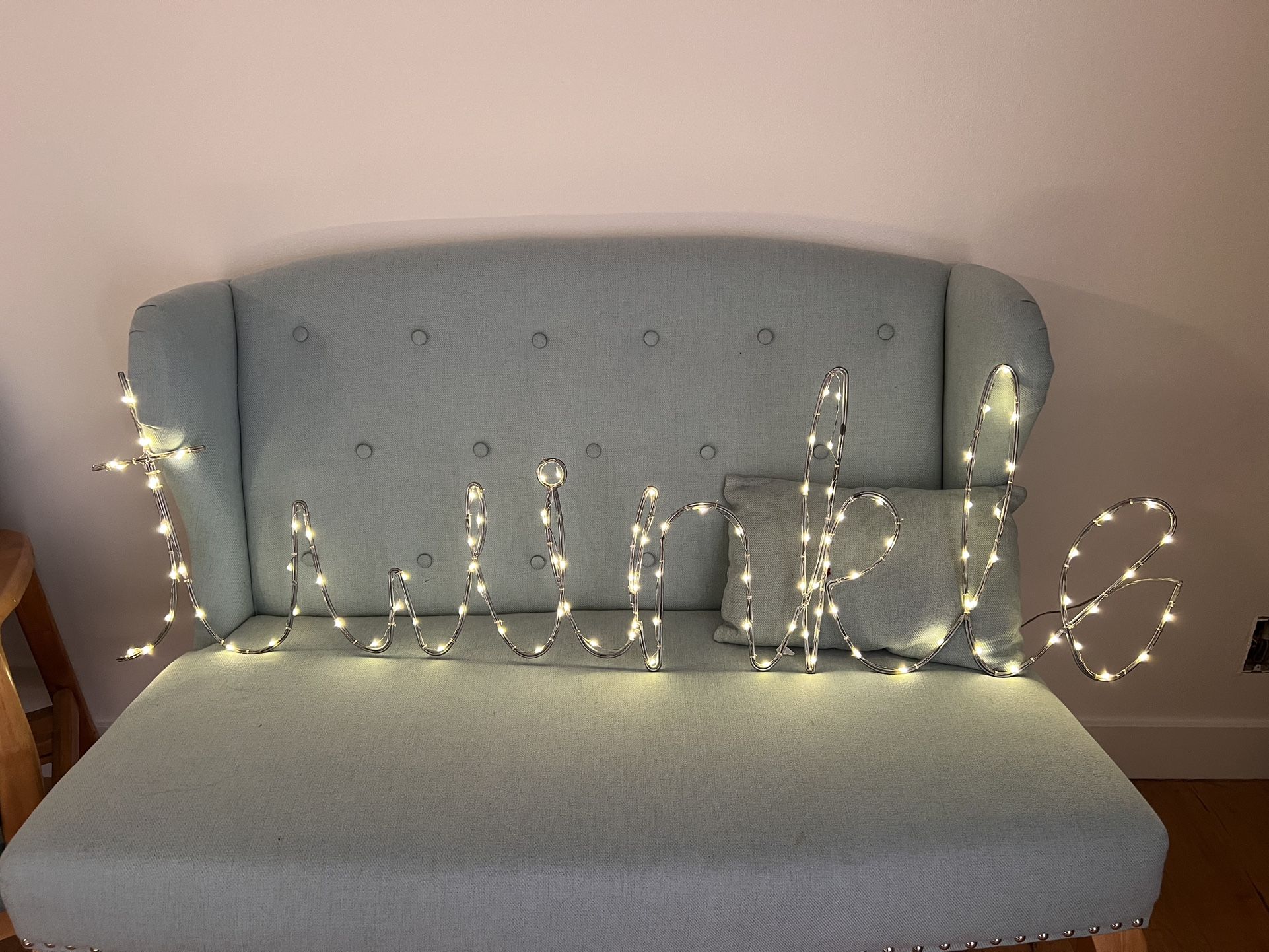 Fairy Lights “Twinkle” Sign Local Pickup Only!